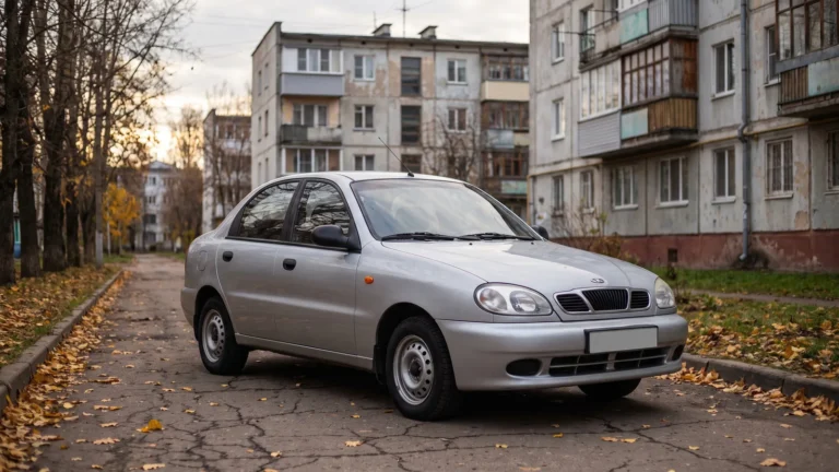 Mașini rulate într-un parc auto, lumină de după-amiază